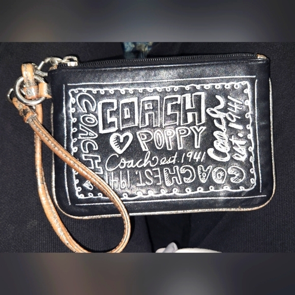 バッグ Coach Poppy Silver Ocelot Shoulder Bag Coach Poppy Silver